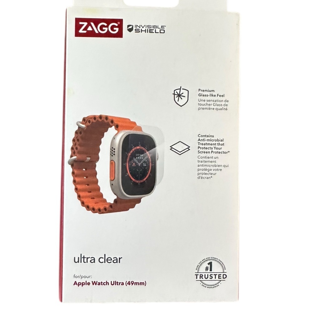 ZAGG InvisibleShield Glass Fusion Screen Protector Apple Watch Ultra 49mm NIB